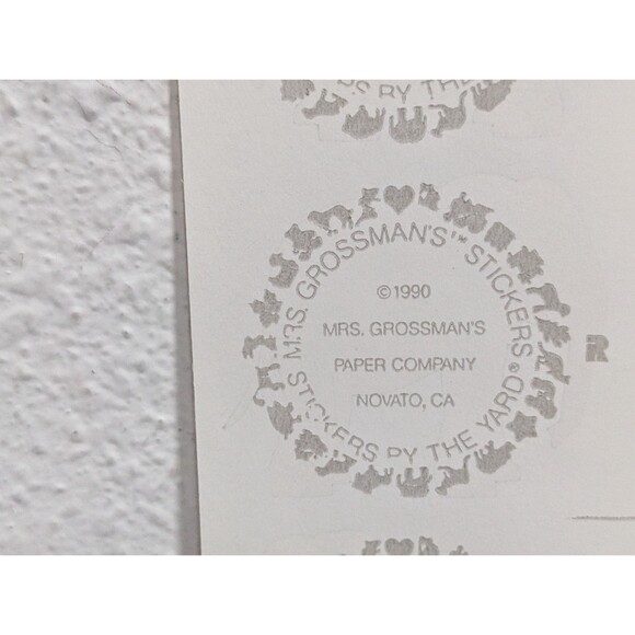 Mrs. Grossman's Elephant Stickers 1990 - Picture 7 of 7